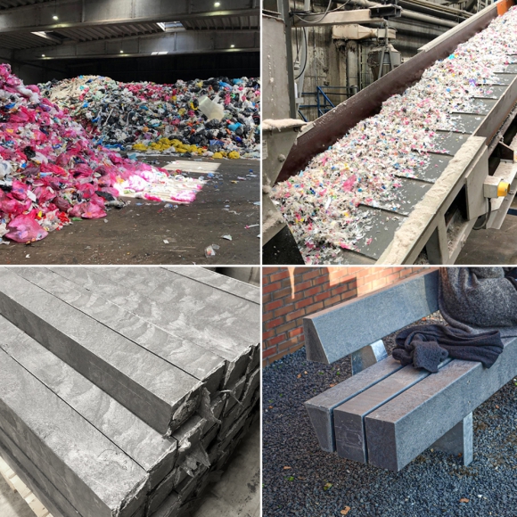 Lava Grey is gemaakt van 100% gerecycled post-consumer afval